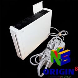 Nintendo Wii Console And Power Block Only White Gamecube Compatible RVL-001