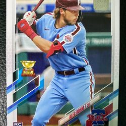 Alec Bohm 2021 Topps Baseball Series One #277 ROOKIE CARD!! PHILLIES 