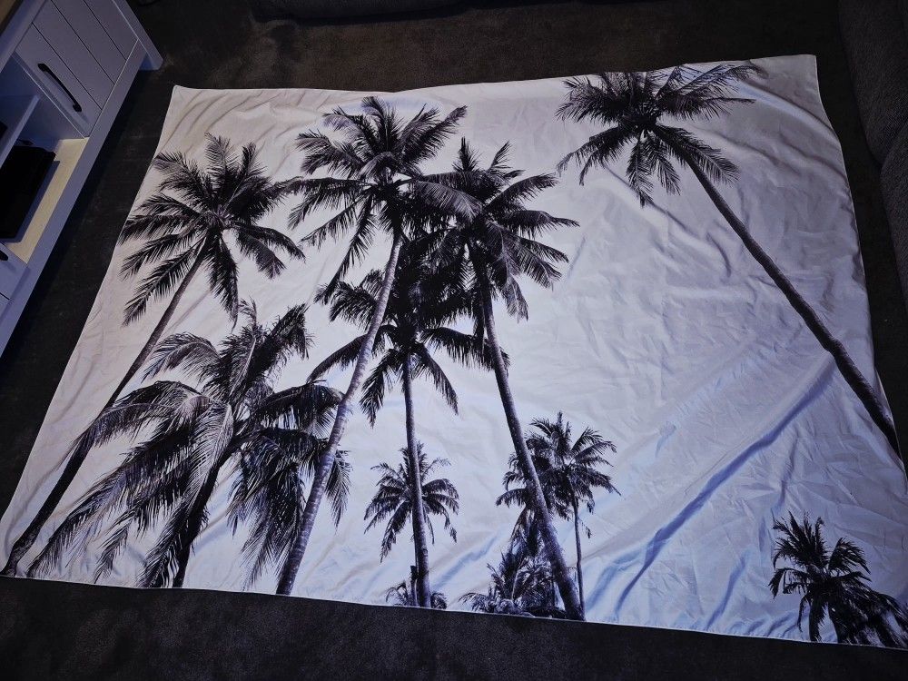 Huge Palm Tree Tapestry