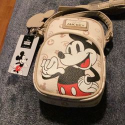 Mickey Mouse Crossbody/Cellphone Bag Primark Disney exclusive New With Tags 