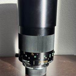 Vintage Tamron SP 500mm f/8 Mirror Tele Macro Lens for Nikon Adaptall-2 Japan