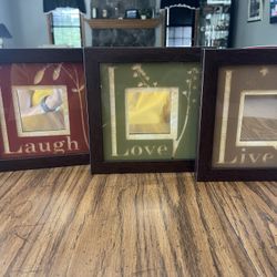Live, Love And Laugh Plaques