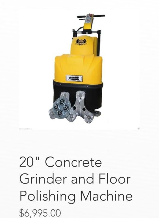Concrete Grinder And Polisher
