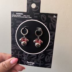 Minnie Mouse Disney Earrings Brand New