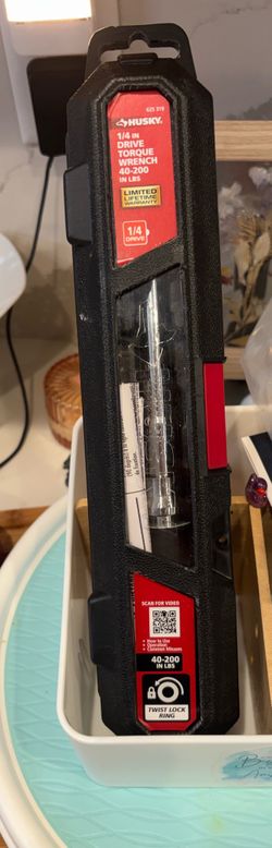 Husky 1/4 In Drive Torque Wrench