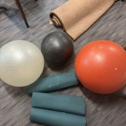Yoga Mats And Balls