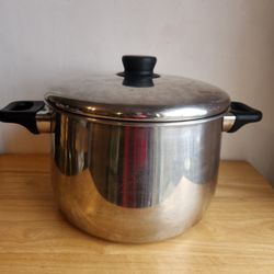 Stainless 8 Qt Cook Pot Stove Soup Sauce Range Chef