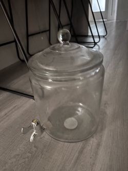 Large glass jug/container