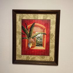 Framed Art Home Decor Plants Perspective
