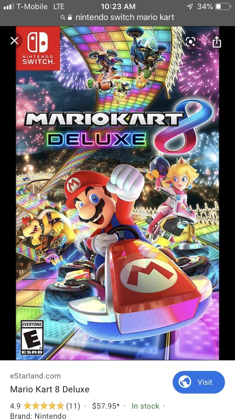 Mario kart trade.