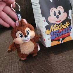 Mickey and friends plush keychain