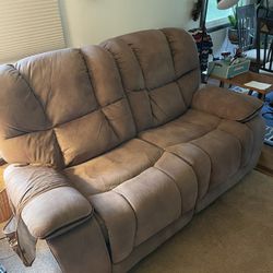 Beige Loveseat, Electric