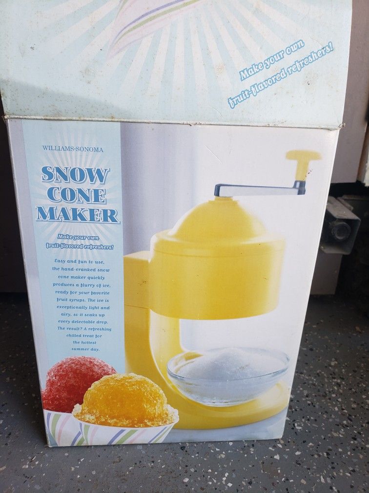 Snow Cone Maker