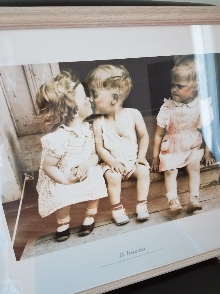 "il bacio" (the kiss) FURMAN S BALDWIN TINTED PHOTOGRAH