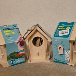 Mud Puddle Society 4pc Bird House Garden Art Kit