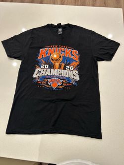 Knicks Champions T Shirt Black