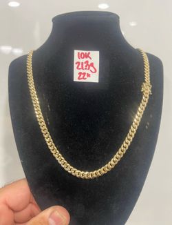 10K  Yellow Gold 🇨🇺 Links Chain 21.3Gr 22 Inches Long