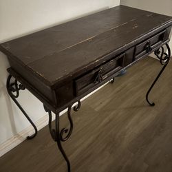 Two Drawer Console Table