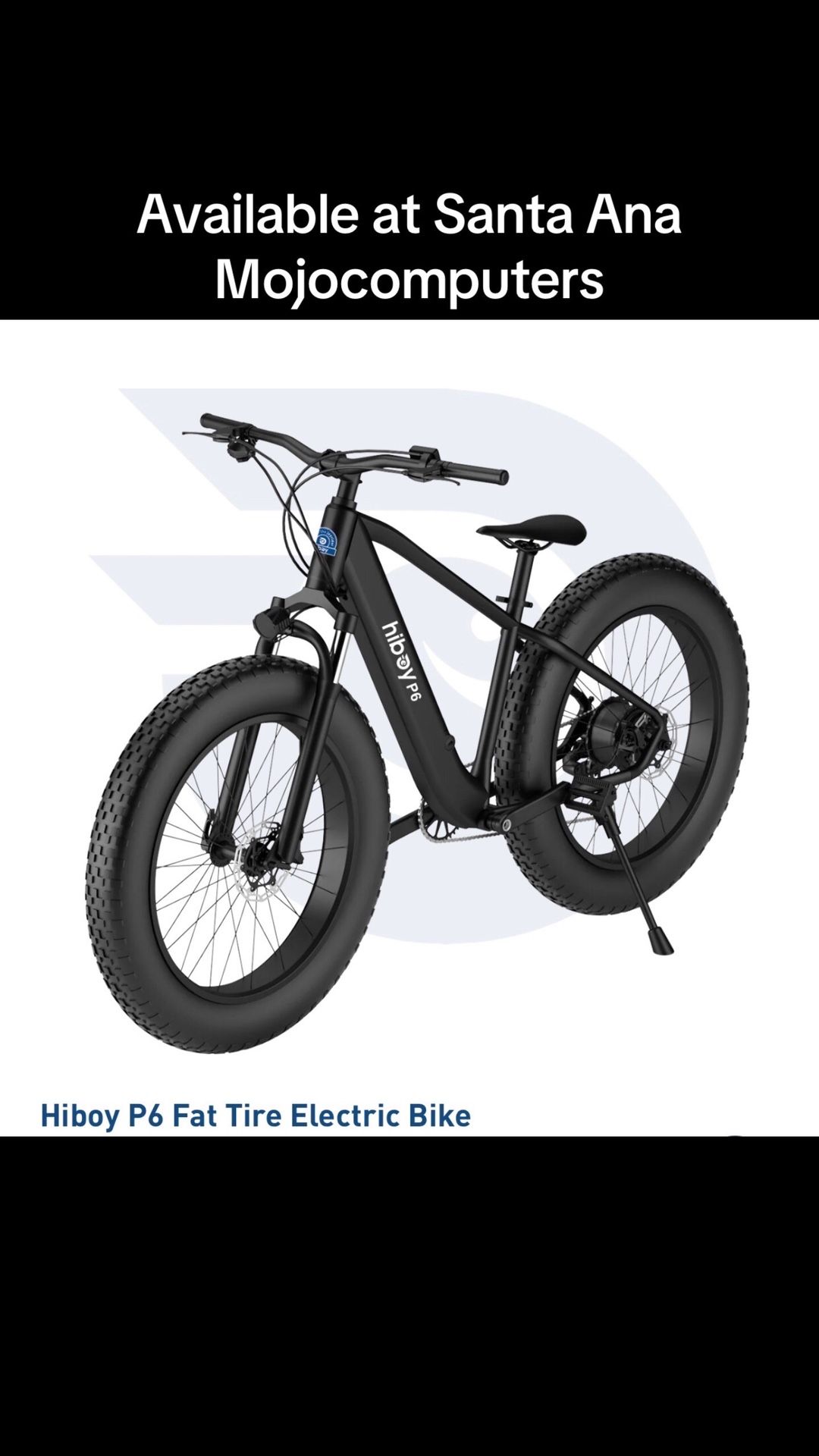 Hiboy P6 Fat Tire Electric Bike 2024