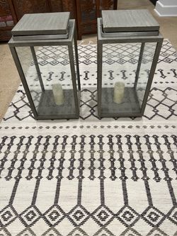 Restoration Hardware - RH Teak Outdoor Lanterns