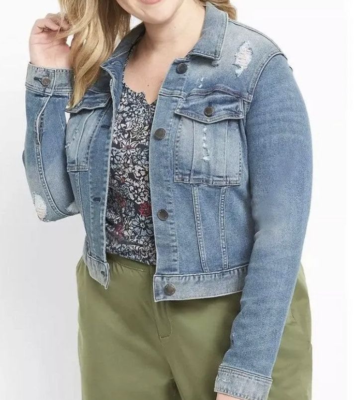 Arizona women’s Jean Jacket/large -petite