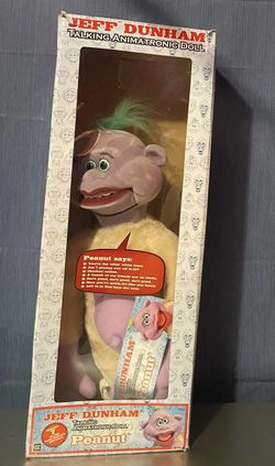 NECA Jeff Dunham Talking Animatronic PEANUT Plush Doll 18'' 2010 NEW AND WORKING