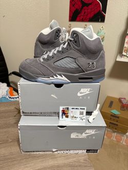 Size 9 or 13 - Air Jordan 5 Wolf Grey
