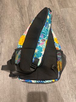 Stitch Tropical Print Sling Backpack