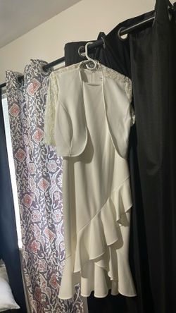 White Dress Using Once