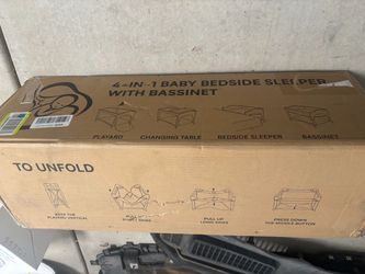 Baby 4-1 sleeper bedside bassinet