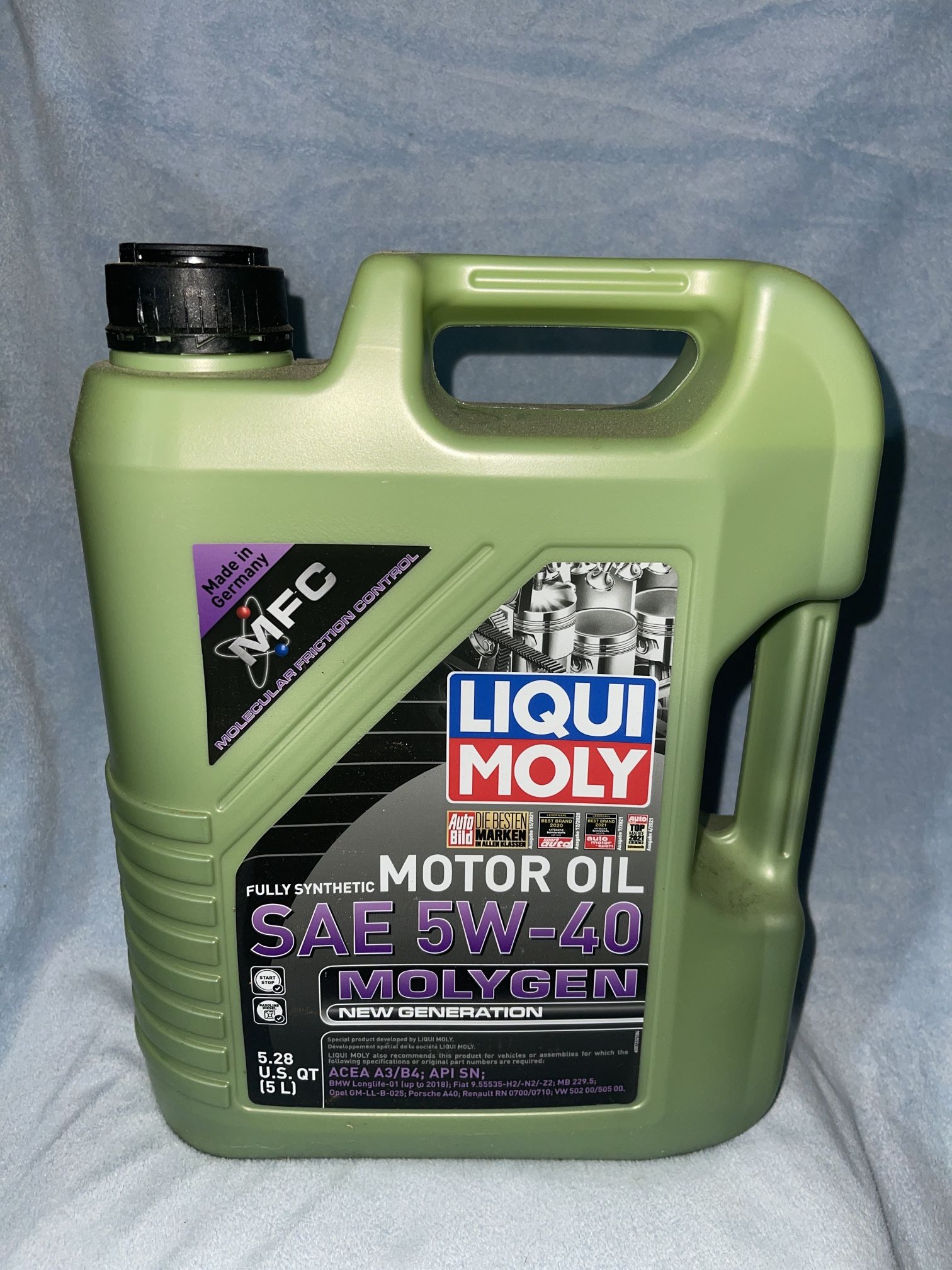 Liqui Moly Molygen Motor Oil 5W40 Full Synthetic 5L