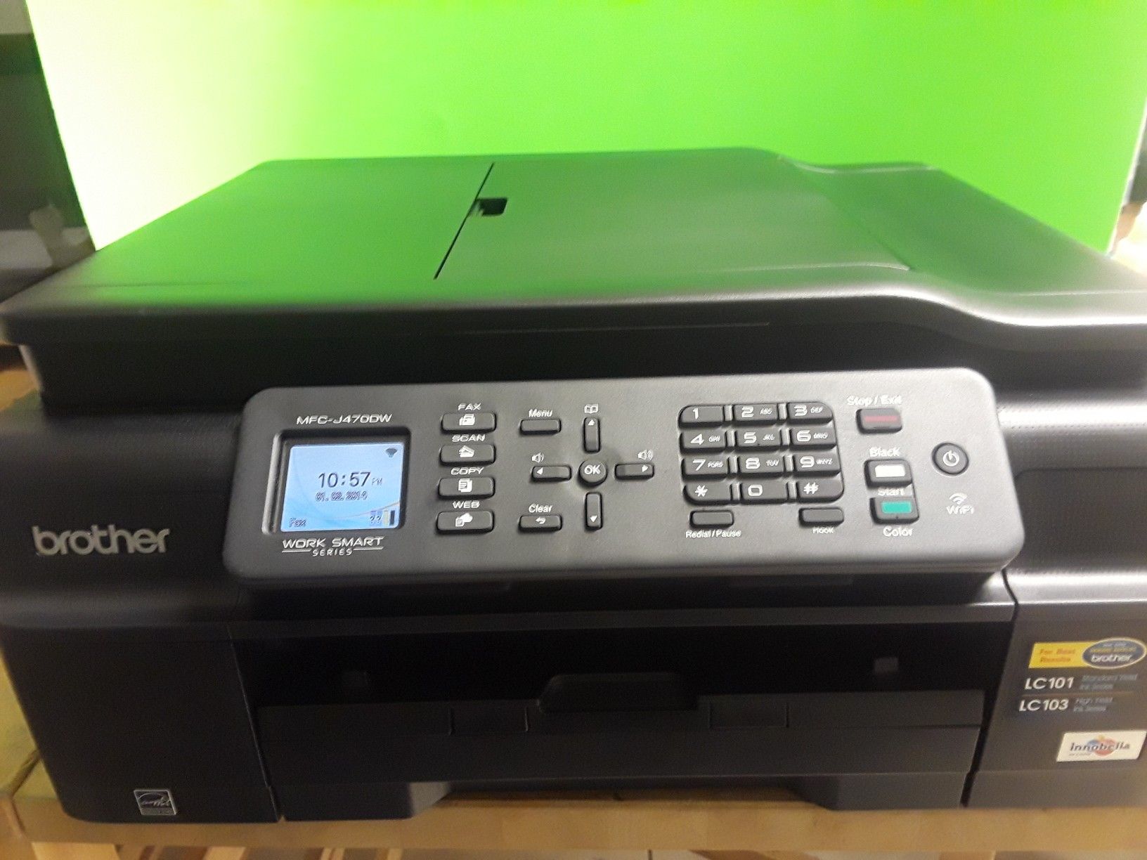 Brother printer MFC-J4700W active and Full ink impresora