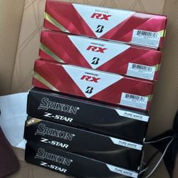 6 Dozen Brand New Golf Balls *srixon, Bridgestone*