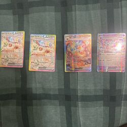 Rare cards from prismatic evolutions