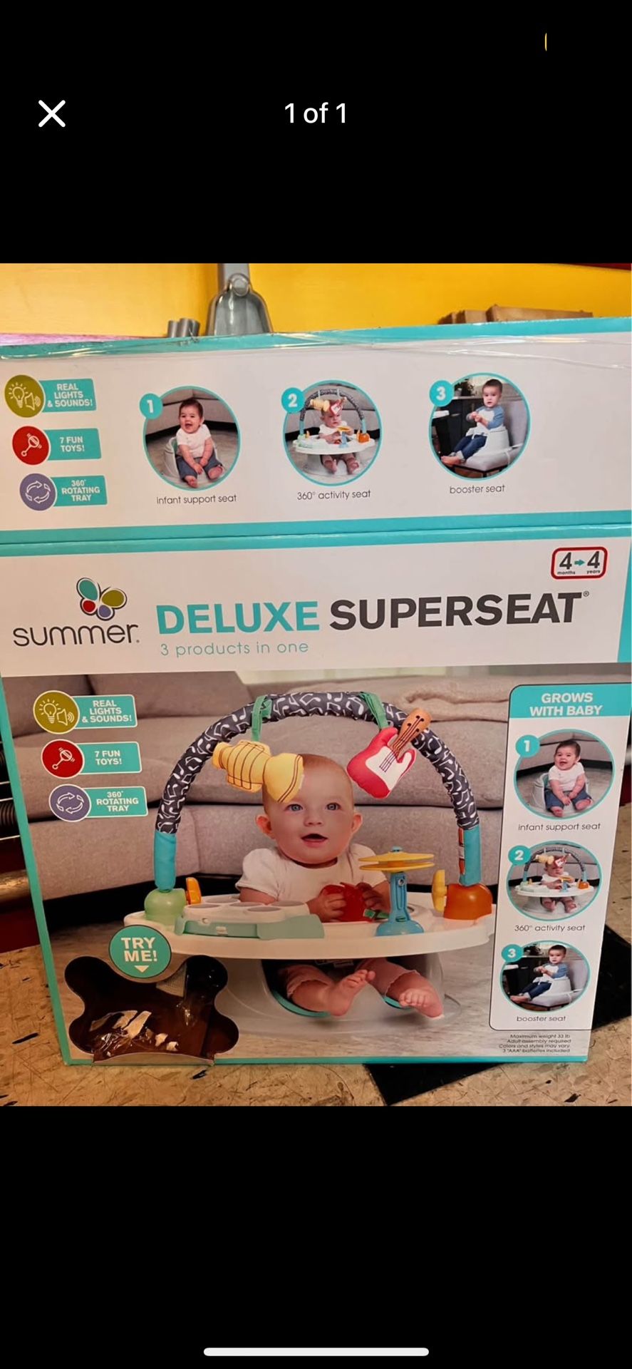 baby summer deluxe superseat