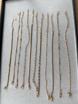 18 pcs - gold plated bracelet and bangle