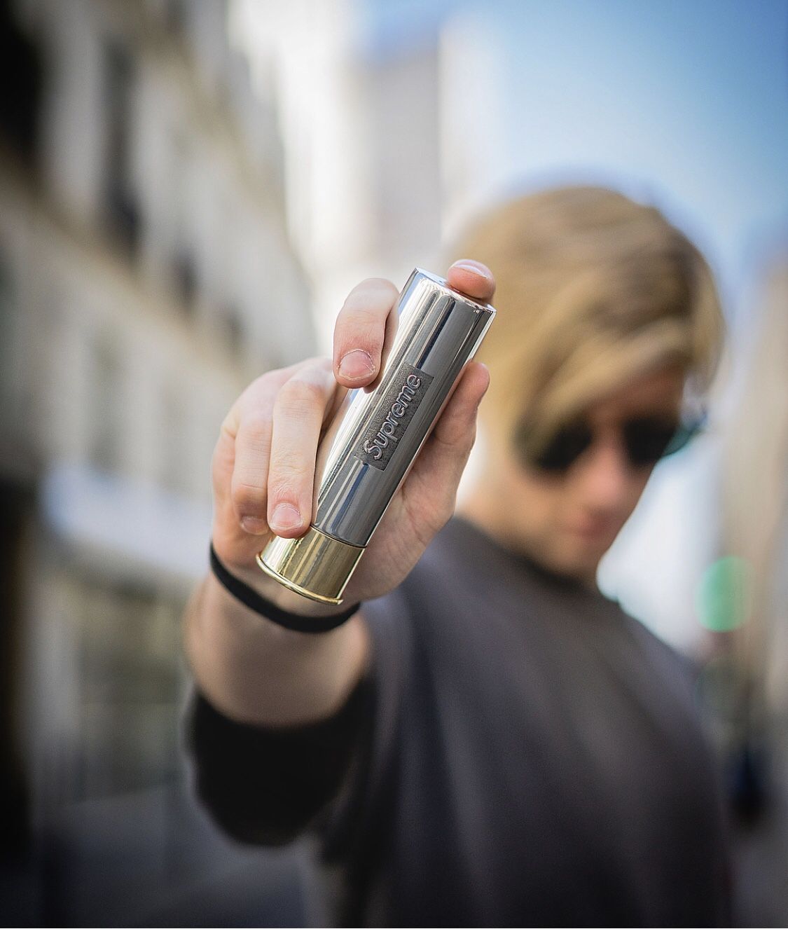 Supreme Metal Bullet Cartridge Flask