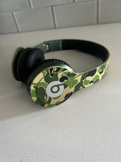 BAPE X Beats By Dre ABC Camo NW20 Beats Solo Headphones for Sale