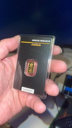 1 Gram Gold Bar Kinebar AHSA, minted 99.99%