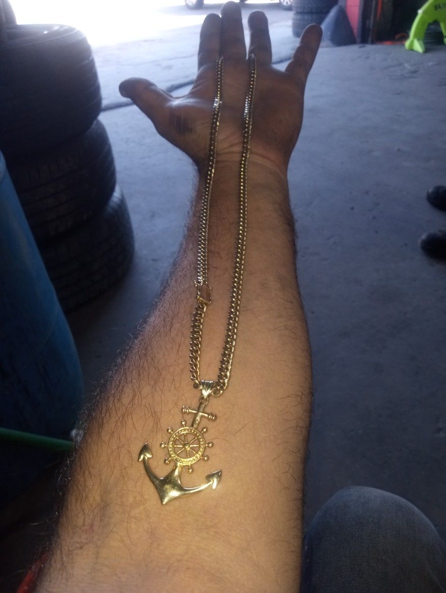 14 KT Gold Chain With Charm