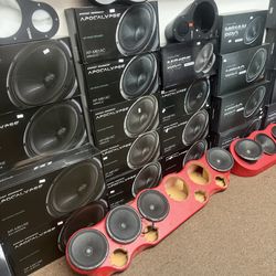 DS18 DEAF BONCE SPEAKE RACK SUPER LOUD TWEETER SLIM PRO NEO LITE MODELS VOZ BASS MIDS HIGHS EVRYTHING U NEED