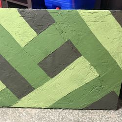 Textured Golf Course Abstract Panting