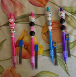 Sanrio Character Beaded Mechanical Pencils