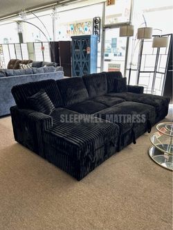 Black sectional