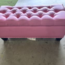 Pink Ottoman