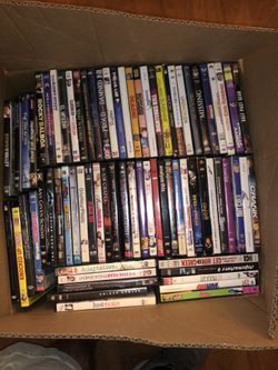 Assorted dvds
