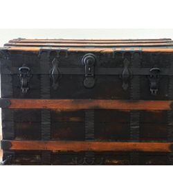 Flat Top Steamer Trunk