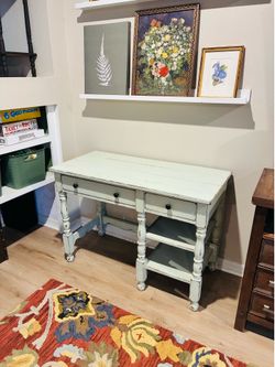Distressed Wooden Desk Vintage