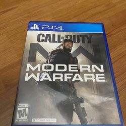 Cod Modern Warfare PS4 