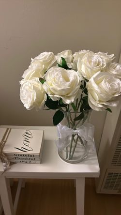 Home Decor- Vase with Roses - Home Block
